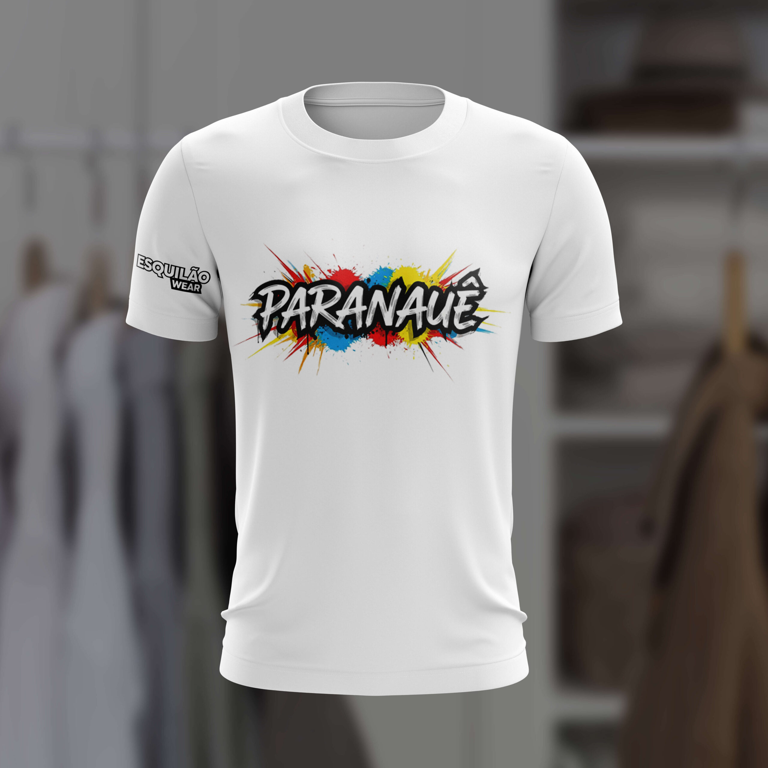 T-shirt blanc Paranaue 2
