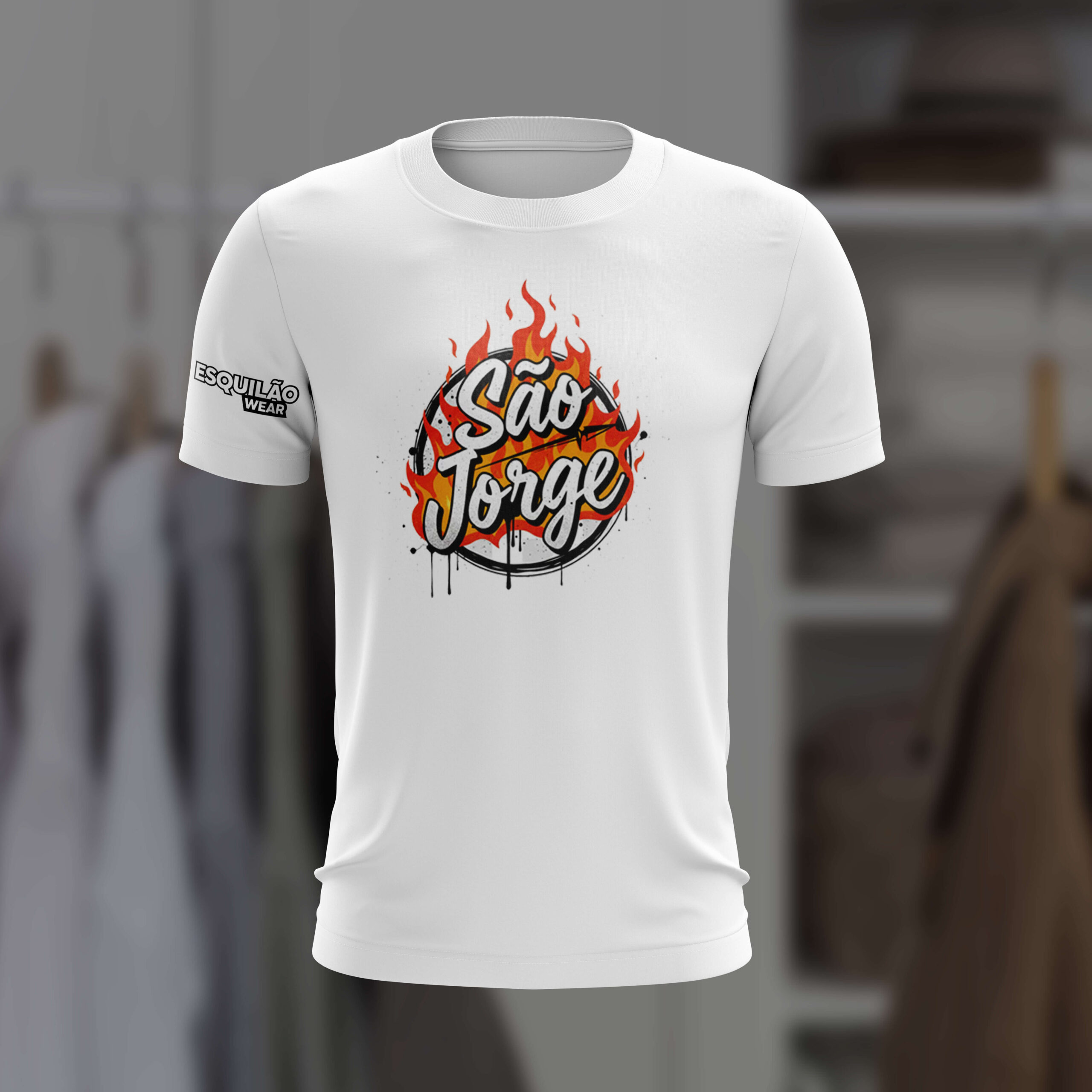 T-shirt blanc São Jorge