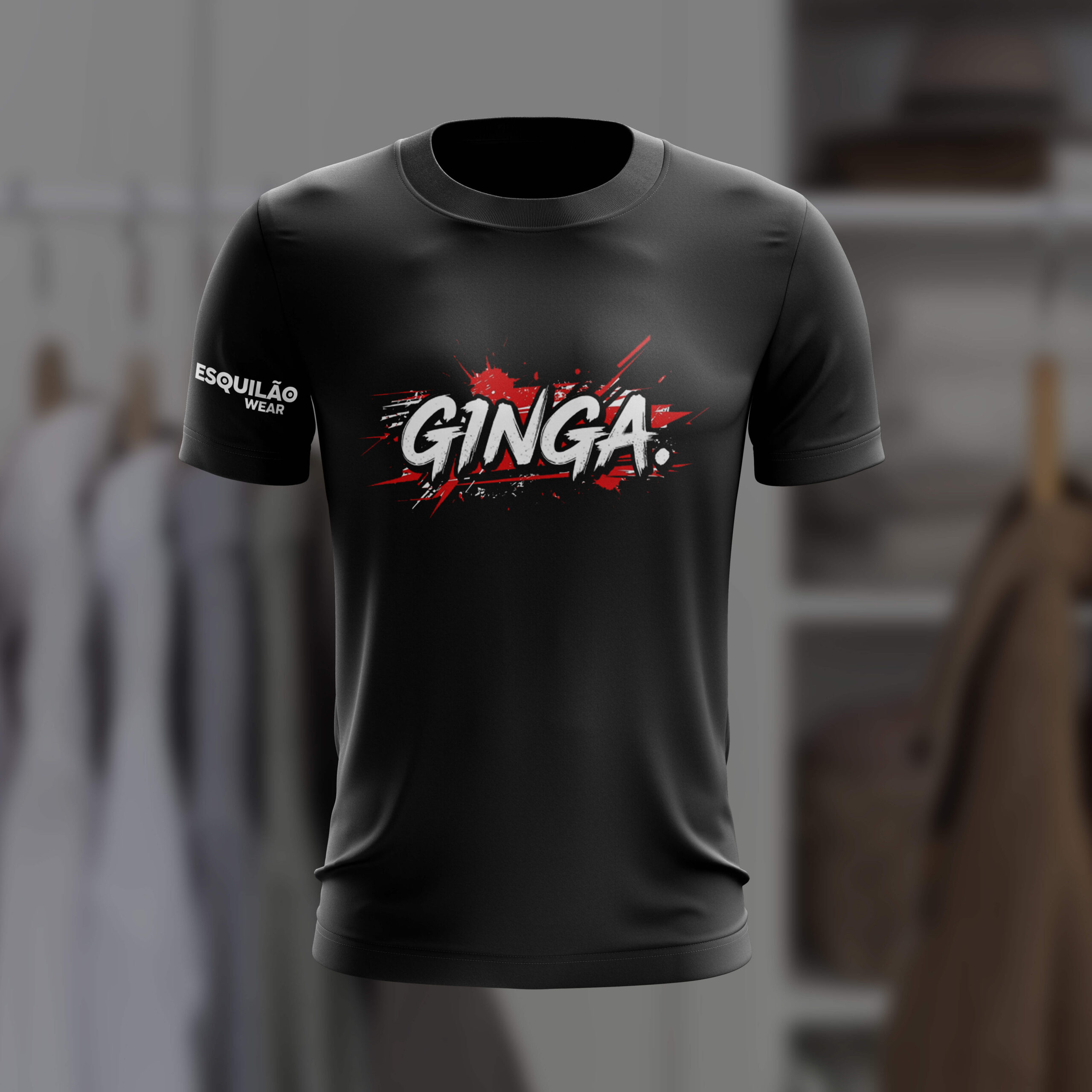 T-shirt noir Ginga