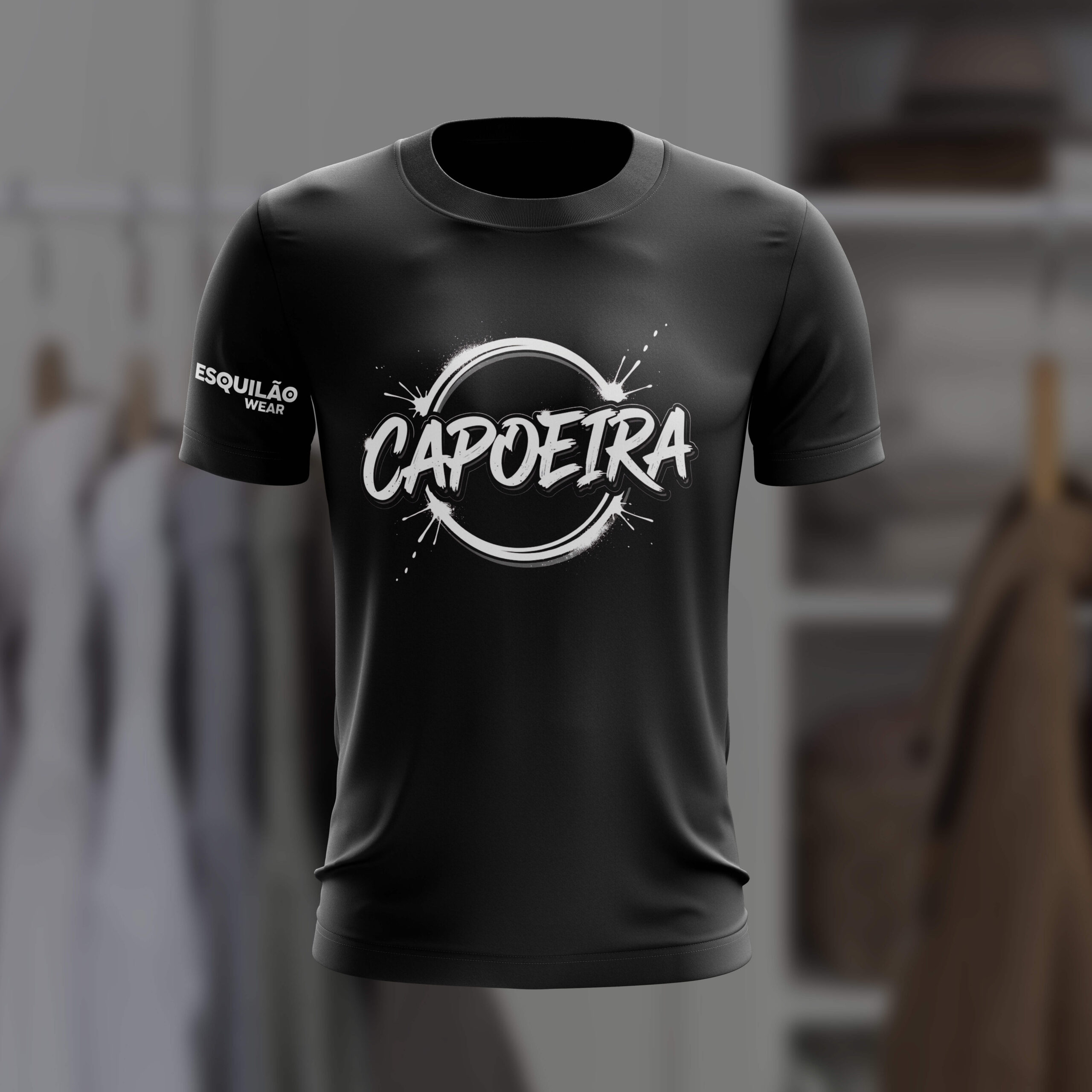 T-shirt noir Capoeira