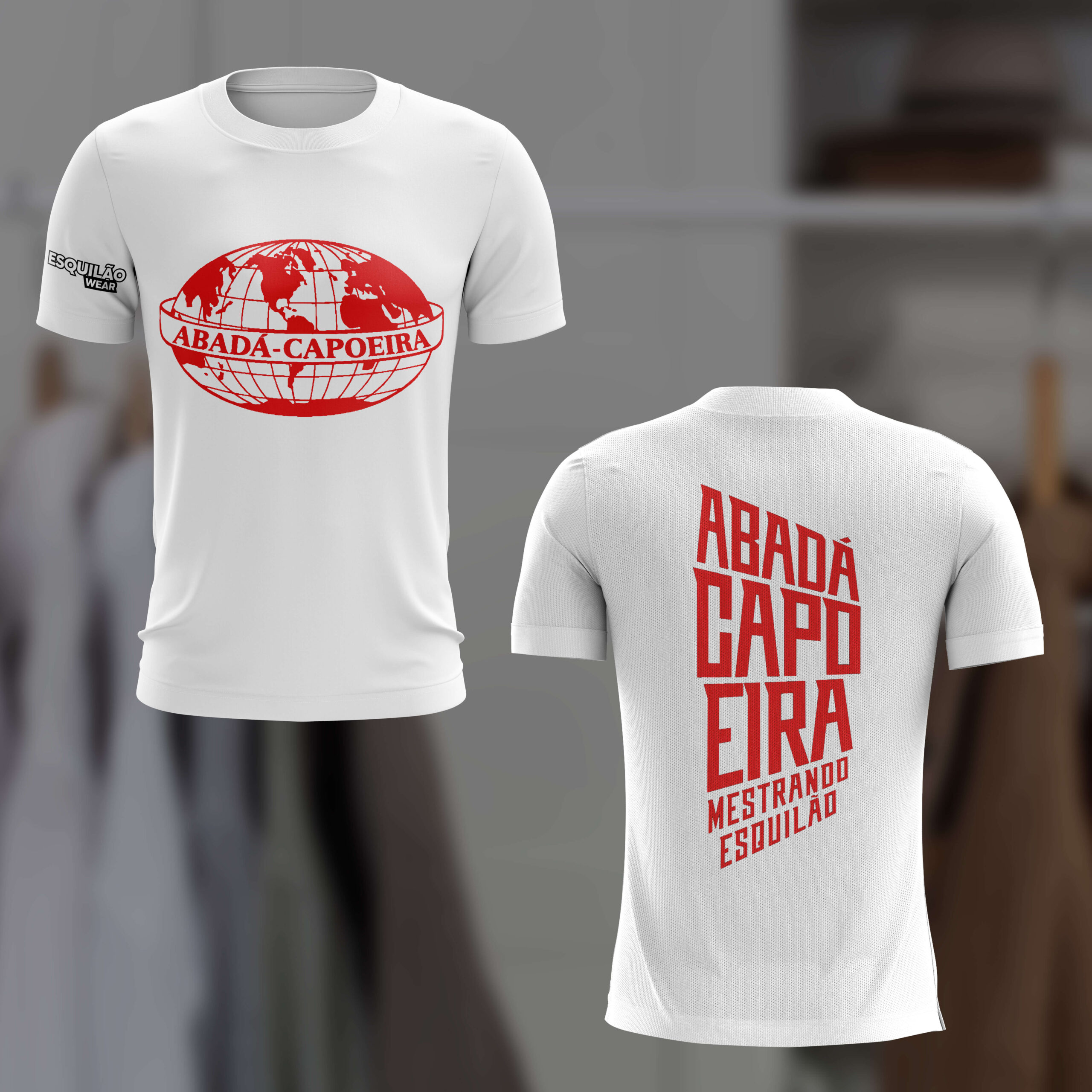 T-shirt blanc Esquilão Nom