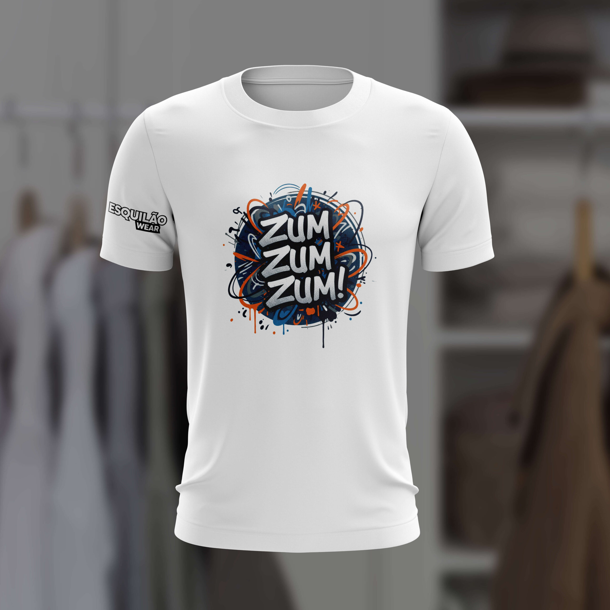 T-shirt blanc Zum Zum Zum